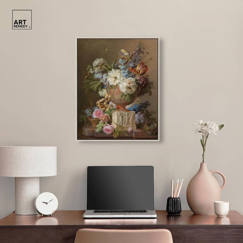 Alabaster Vase 1783 Canvas by Art Remedy