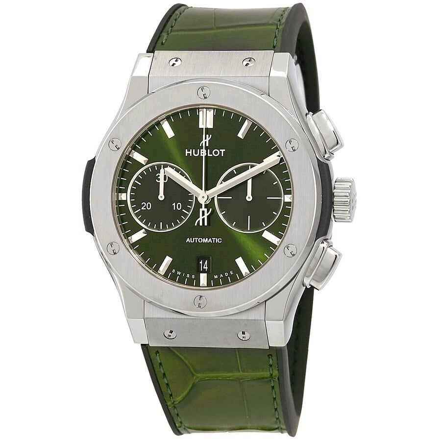 Hublot Classic Fusion Automatic Chronograph Men's Watch - Green