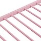 preview thumbnail 6 of 9, Pink Twin over Twin Size Metal Bunk Bed with Ladder