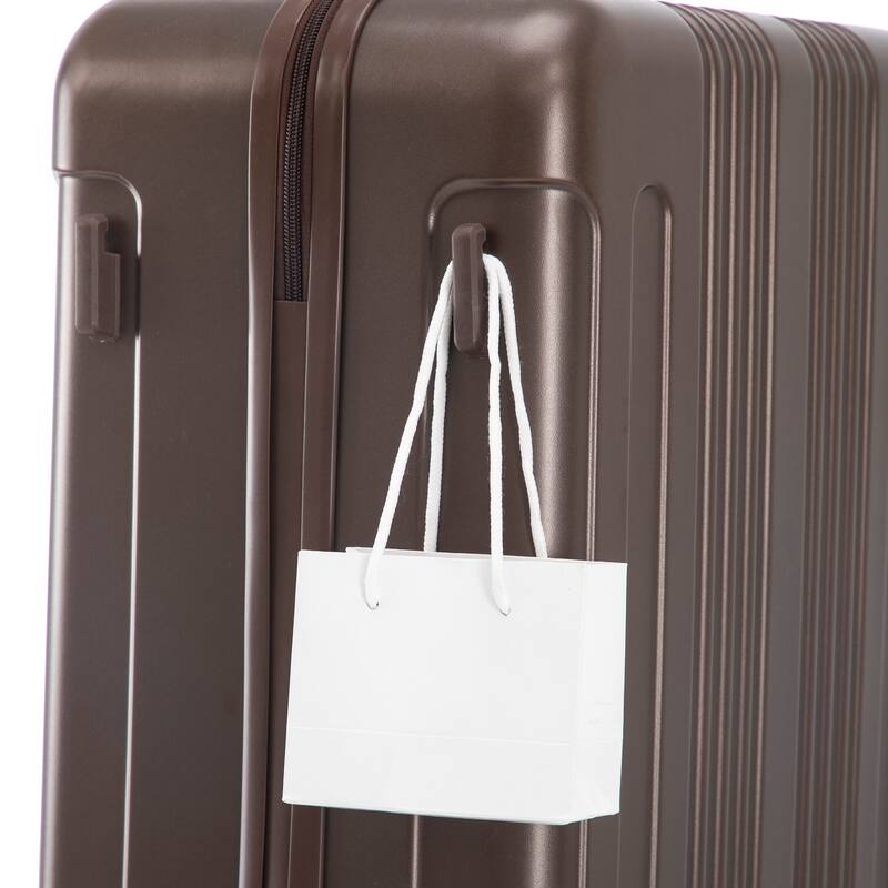 3 Piece Set 20"/24"/28", Hardshell Suitcases with Spinner Wheels, Lightweight Durable Waterproof Carry on Luggage with TSA Lock