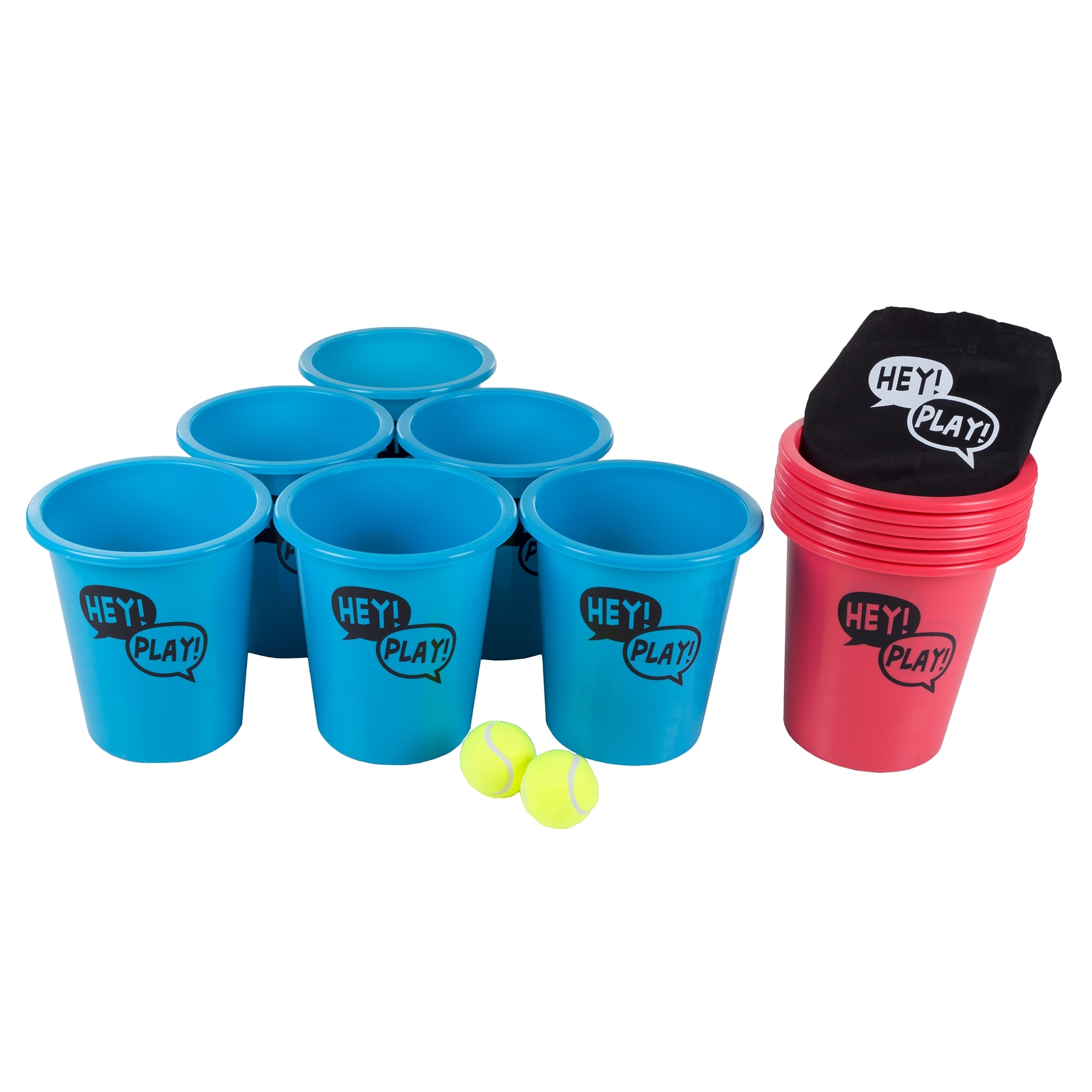BucketBall 12 Color Options Ultimate Tailgate Game Team Color Edition Original Yard Pong Game