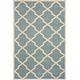 preview thumbnail 79 of 84, SAFAVIEH Handmade Chatham Eppie Modern Moroccan Wool Rug 10' x 14' - Blue/Ivory - Rectangle