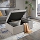 preview thumbnail 20 of 20, Sebastopol Boucle Fabric Storage Ottoman With Table and Casters by iNSPIRE Q Modern