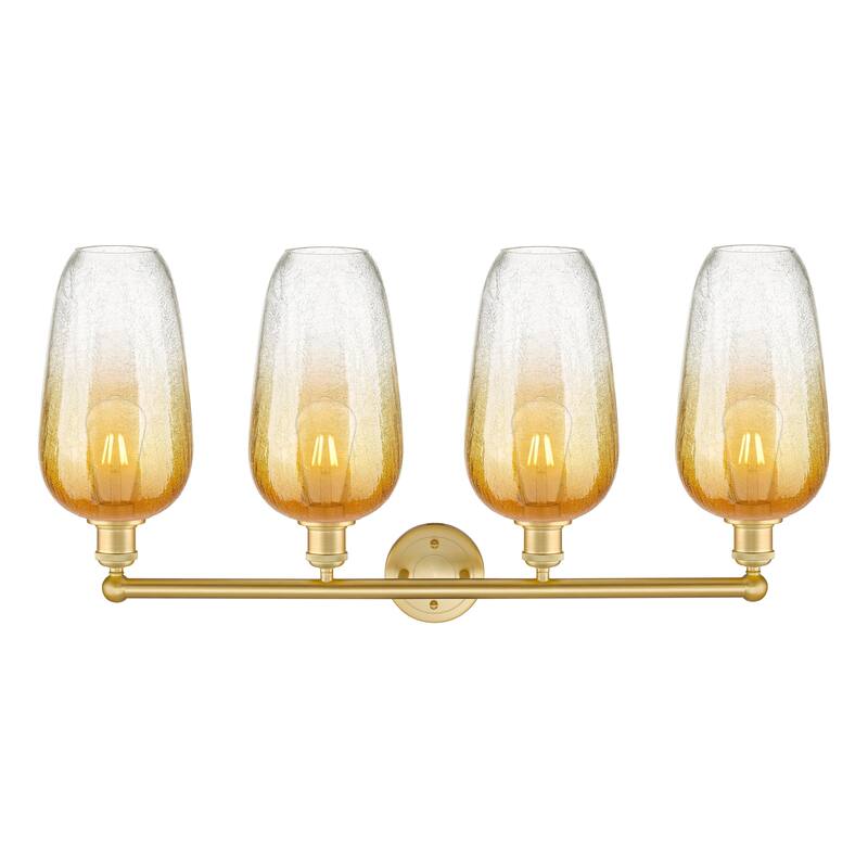 Innovations Lighting Endless Possibilities Edison - Brookhaven Flute - 4 Light 34" Bath Vanity Light