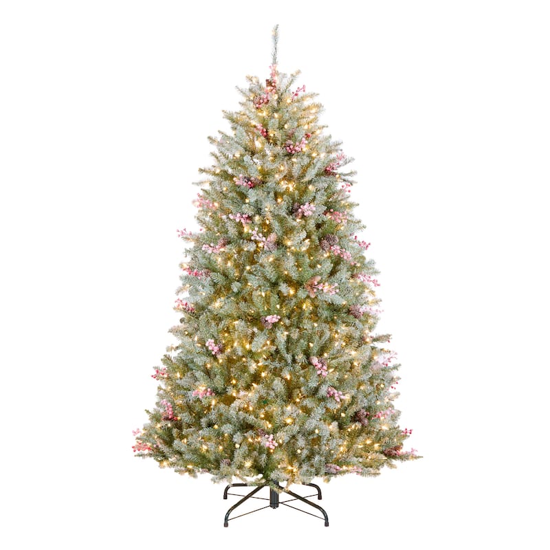 National Tree Company 6.5 ft. Dunhill Fir Tree with Clear Lights - 6.5 Foot