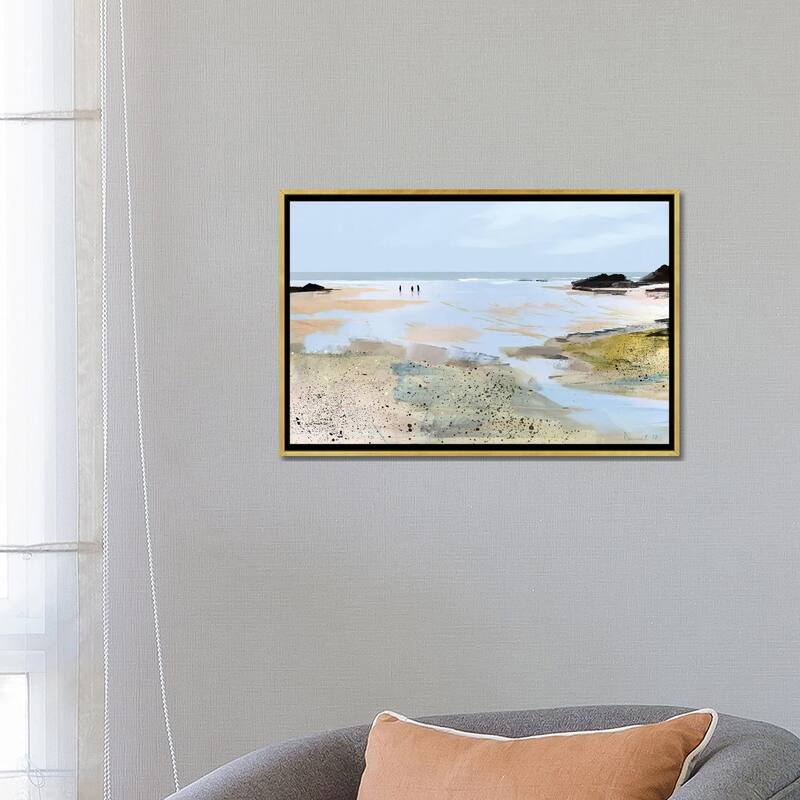 iCanvas "Sea View" by Dan Hobday Framed Canvas Print