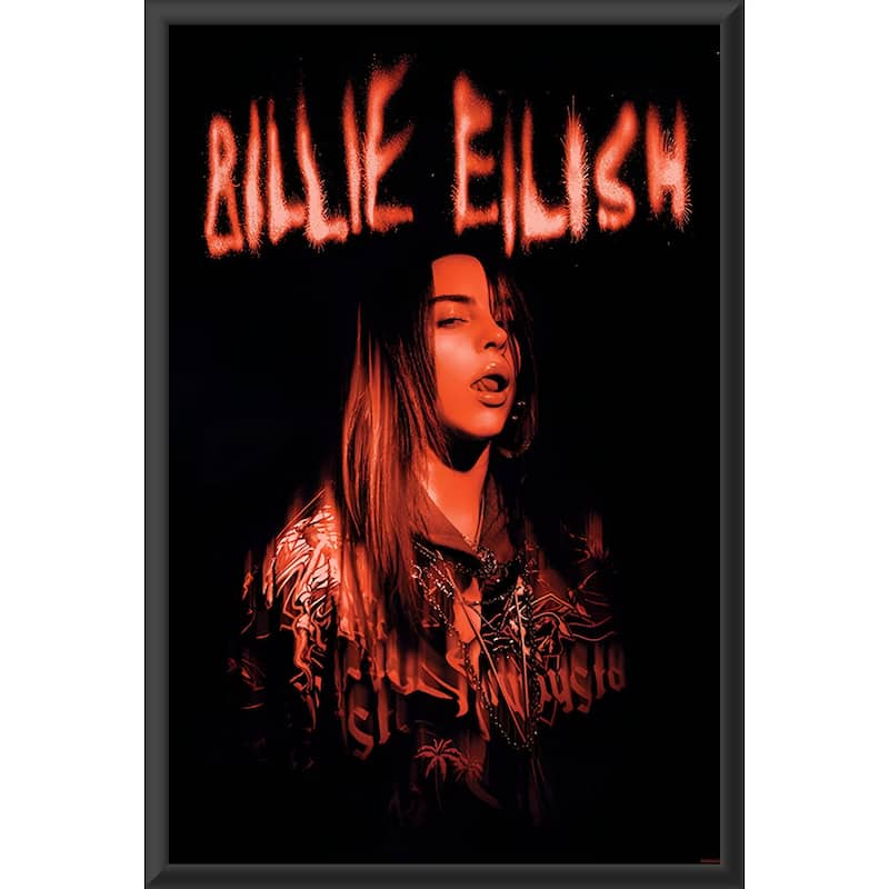 Billie Eilish - Sparks Framed Art Poster - 24 x 36 Inch