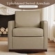 preview thumbnail 87 of 154, Set of 2 Modern Swivel Accent Armchairs Upholstered Arm Chairs