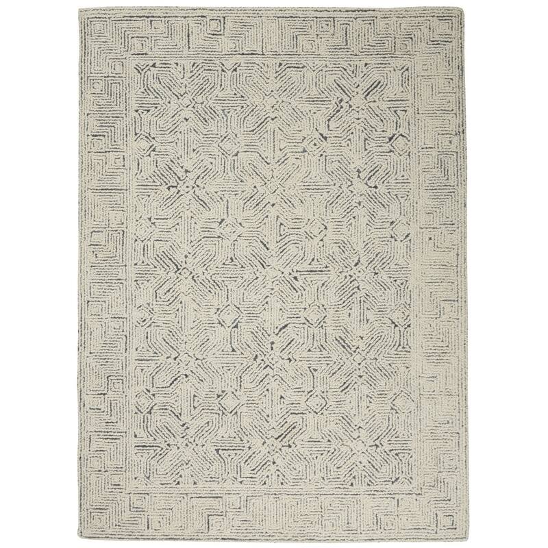 Duruq Power Loomed Abstract Modern Soft Area Rug By HomeRoots