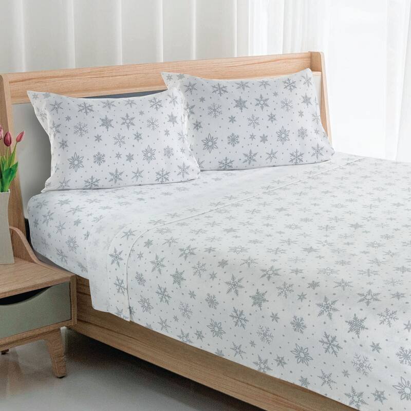 Avanti Winter Wonderland Flannel Twin Sheet Set Bed Bath & Beyond