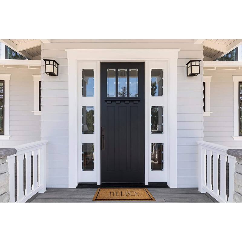 Rae Dunn Eviromentally Friendly Coir Welcome Mat - 18" x 30"