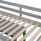 preview thumbnail 9 of 38, Wooden Low Loft Bed with Retractable Desk and 4 Storage Drawers