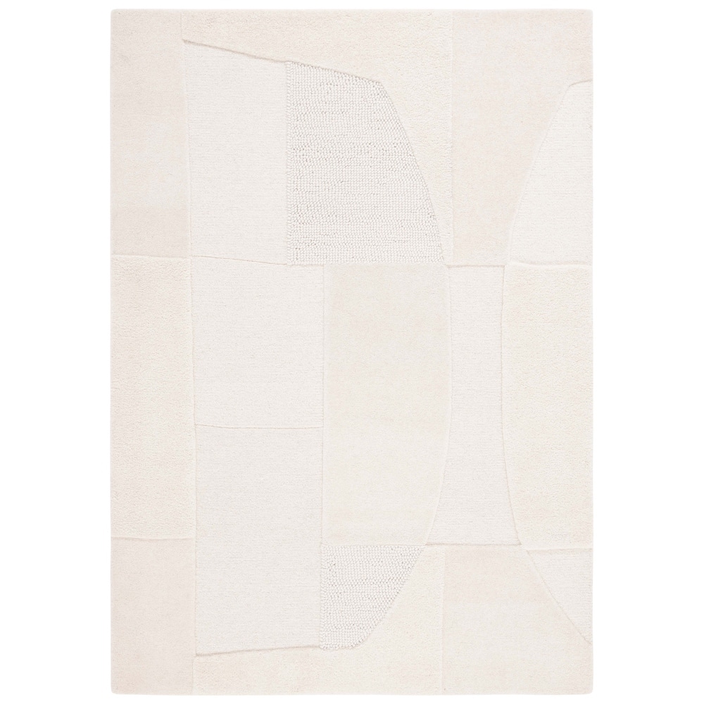 SAFAVIEH Handmade Ebony Herlaug Modern Wool Rug