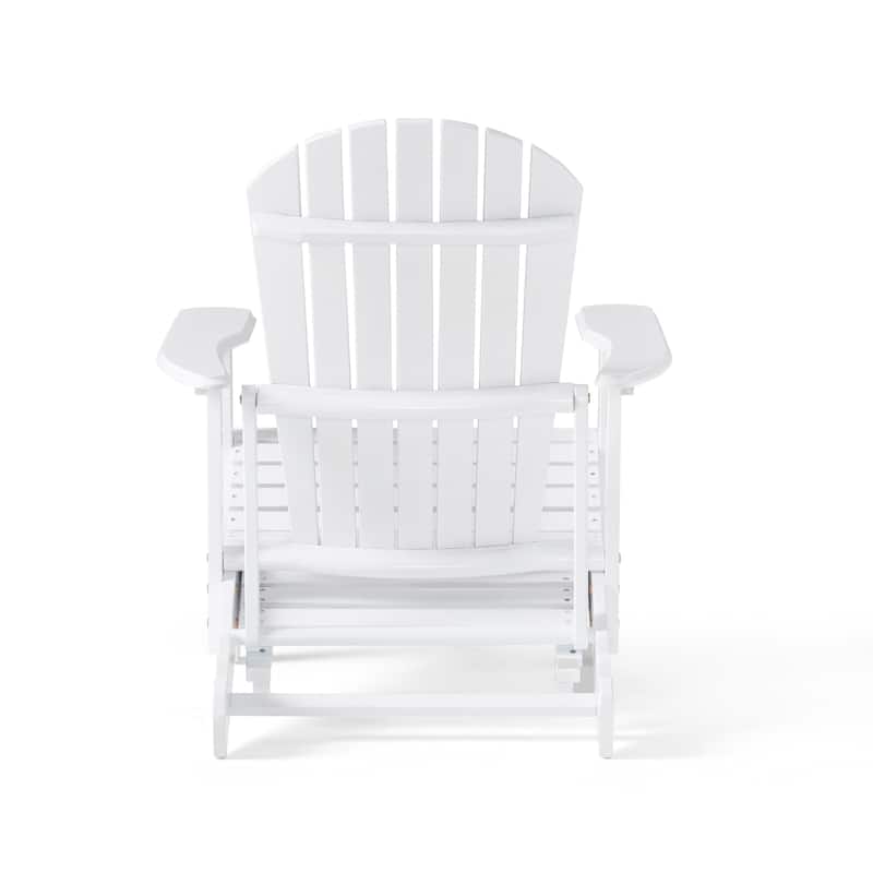 Hayle Wood Outdoor Reclining Adirondack Chair by Christopher Knight Home - 67.25" L x 29.50"W x 29.50" H