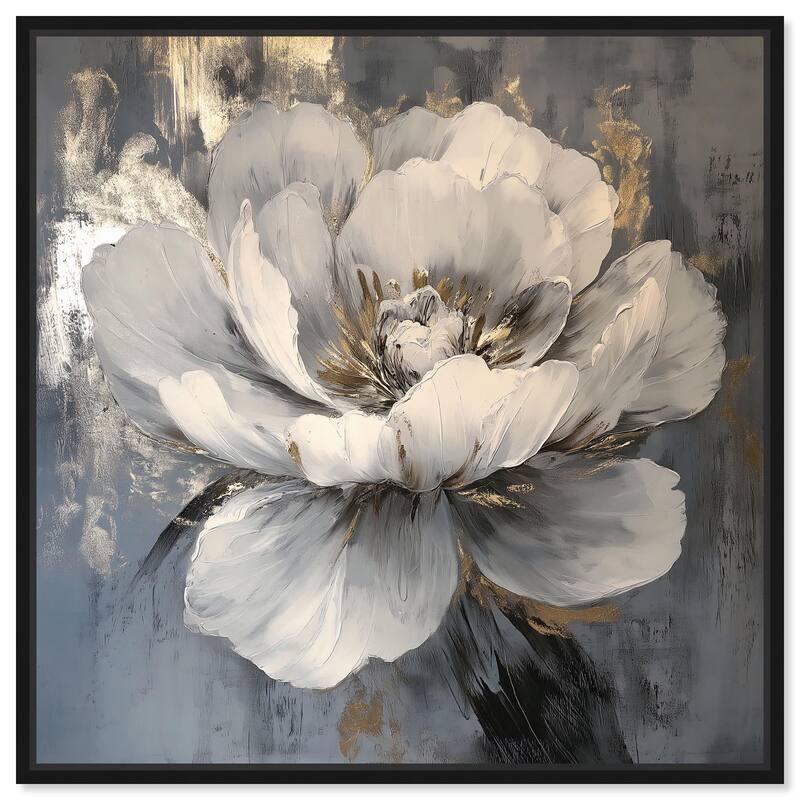 Ivory Incarnation II Canvas by Art Remedy - Black - 24" x 24"