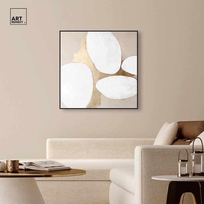 Stacked Stones III Canvas by Art Remedy