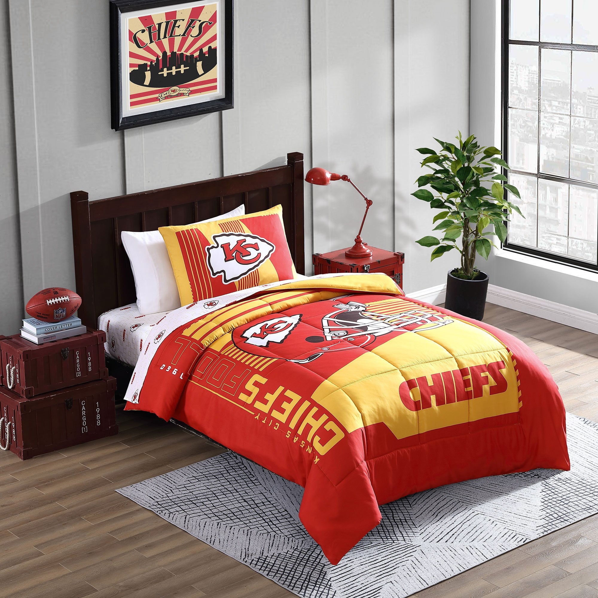 Chiefs blanket bed bath and beyond discount