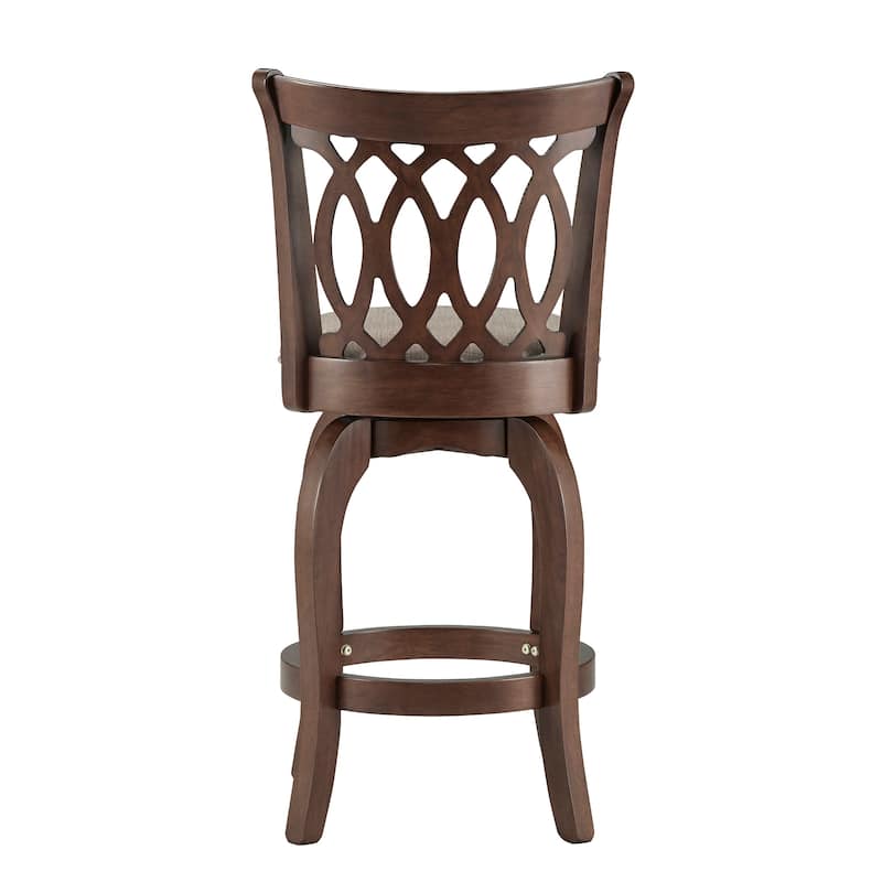 Verona Swivel 24-inch Counter Height Stool by iNSPIRE Q Classic