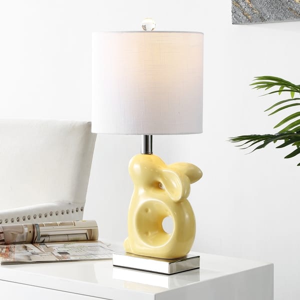 slide 2 of 5, SAFAVIEH Kids Lighting 19" Ruby Rabbit Lamp - 10"W x 10"D x 19"H