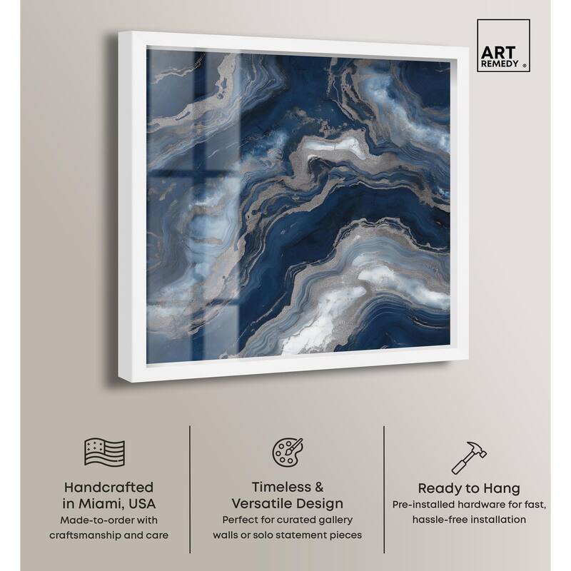 Deep Sea Geode I Shadowbox by Art Remedy