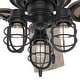 preview thumbnail 9 of 15, Hunter 52" Starklake Outdoor Ceiling Fan with LED Light Kit, Pull Chain, Damp Rated, Industrial, Farmhouse, Rustic