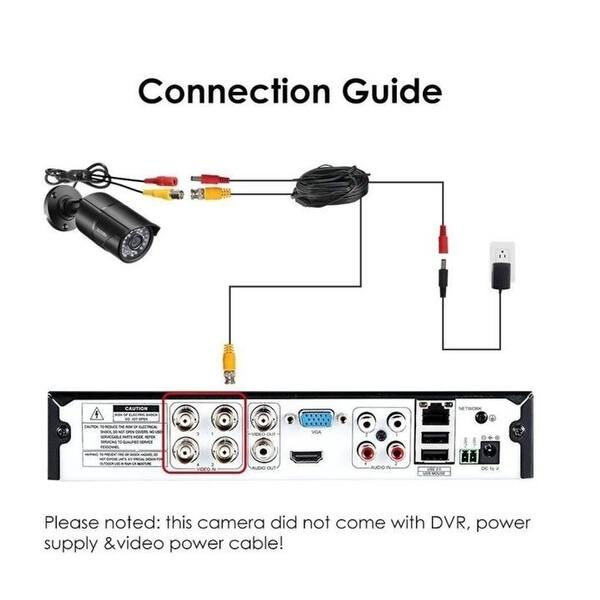 Shop Day Night Vision Cctv Bullet Security Camera Zosi Hd