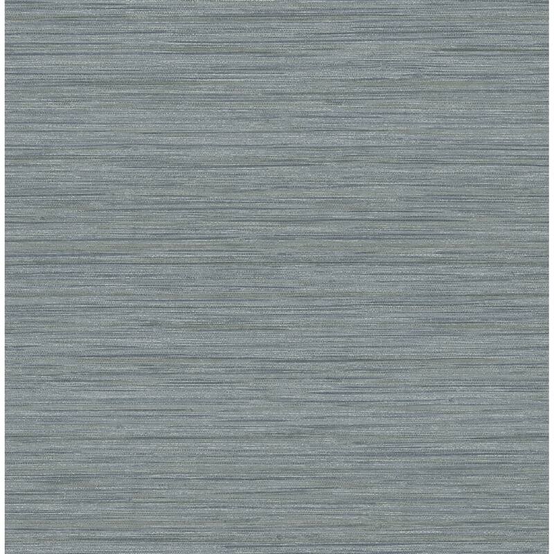 Benson Light Grey Faux Fabric Wallpaper