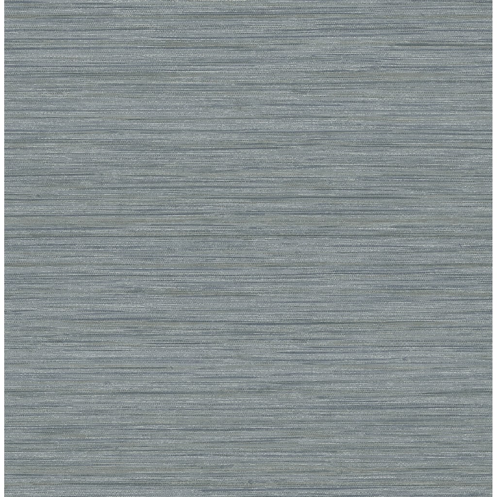 Benson Light Grey Faux Fabric Wallpaper