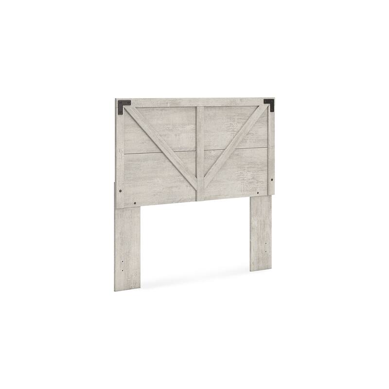 Signature Design by Ashley Shawburn White Platform Bed