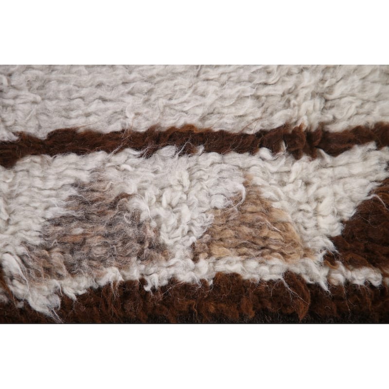 Tribal Anatolian Turkish Runner Rug Hallway Handmade Wool Carpet - 2'11"x 11'3"