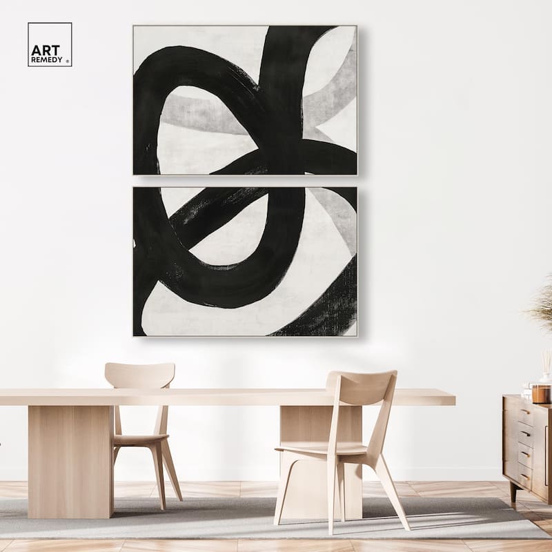 Infinite Loop I Canvas Set of 2 by Art Remedy