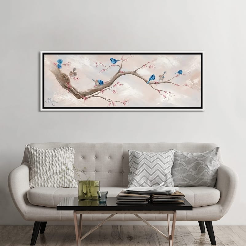 iCanvas "Fairy Wren, Ventures" by Isabella Karolewicz Framed