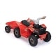 preview thumbnail 44 of 68, 6V Kids Electric ATV, Toddler Ride on Car with Trailer Quad Toy Car
