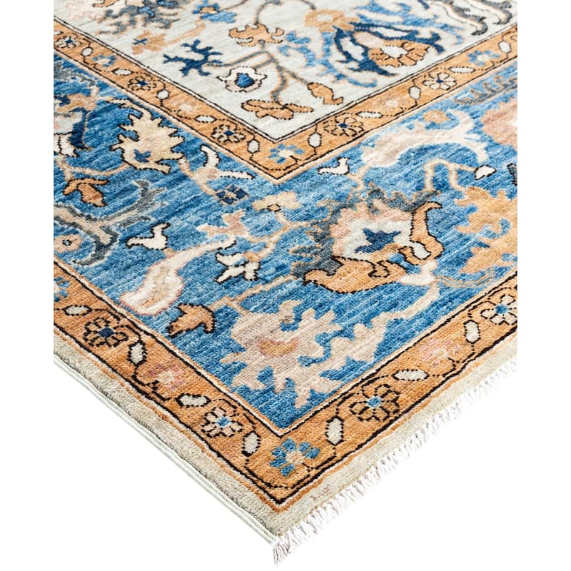 Serapi One-of-a-Kind Hand-Knotted Area Rug - Ivory - 8' 1" x 10' 0"