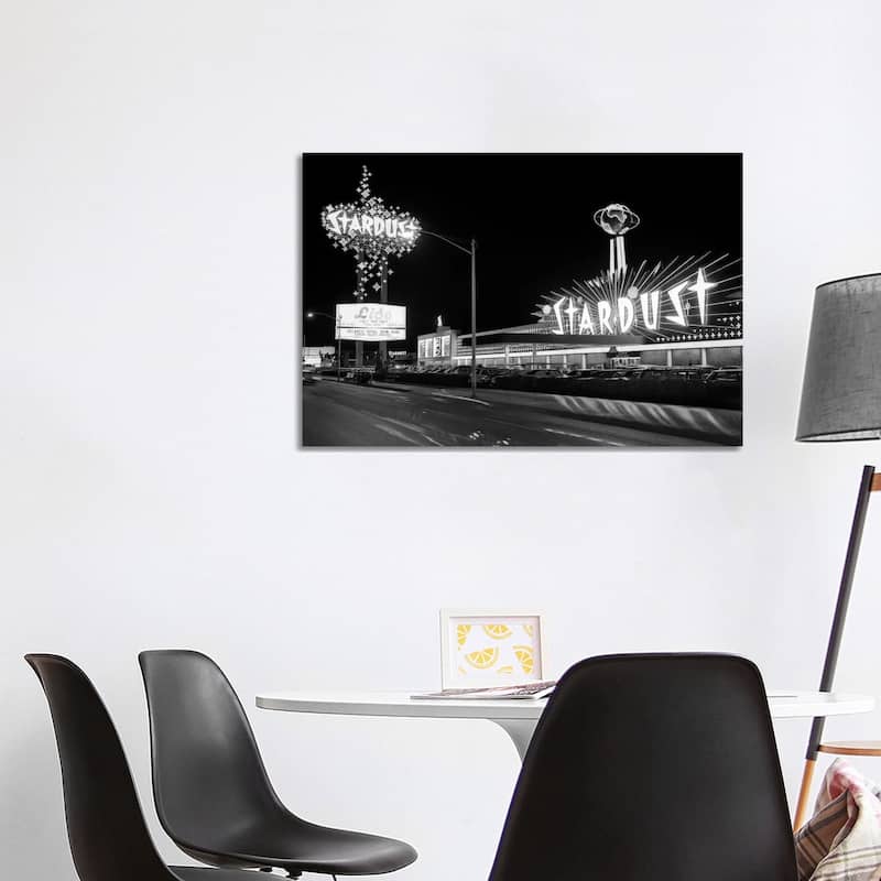 iCanvas "1960s Night Scene Of The Stardust Casino Las Vegas Nevada USA" by Vintage Images Canvas Print - 26x40x1.5
