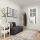 preview thumbnail 24 of 56, Brown Wood Storage Bench with Upholstered Seat - 42 x 15 x 20