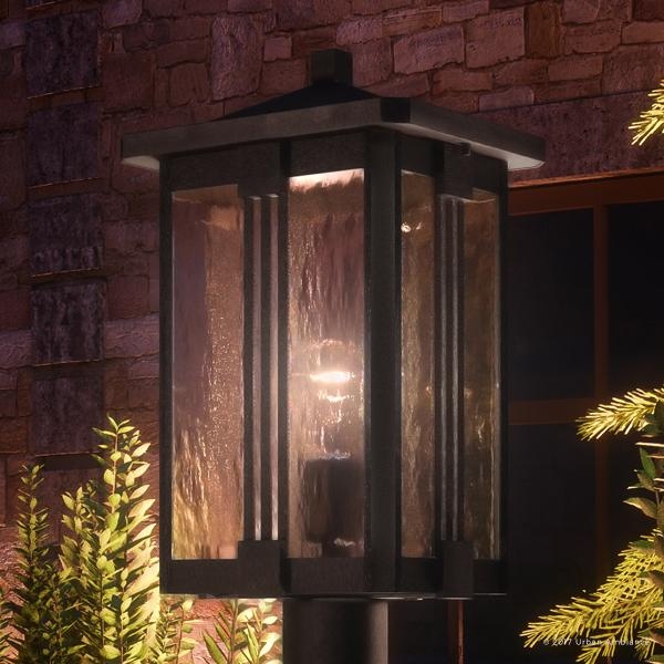 Mid century outlet post light
