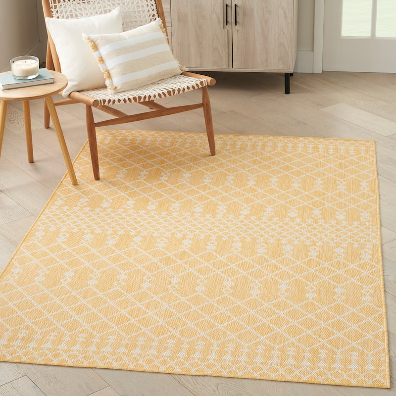 Nourison Positano Indoor/Outdoor Moroccan Area Rug