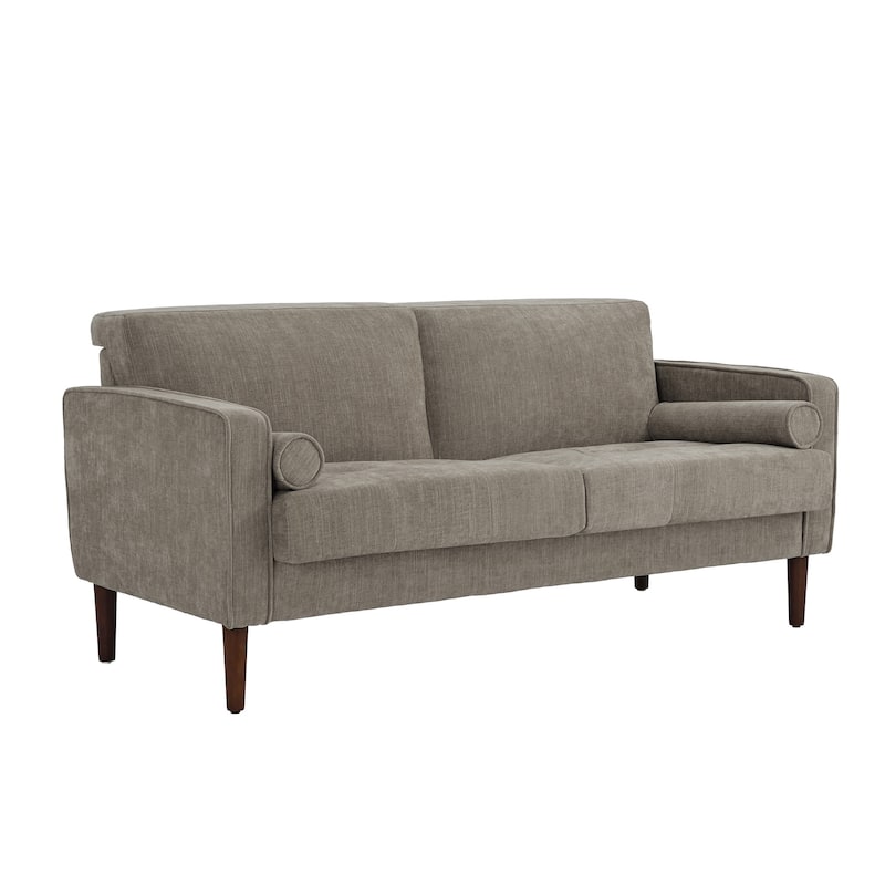 62.5'' W Corduroy Couch Upholstered Square Arm Sofa