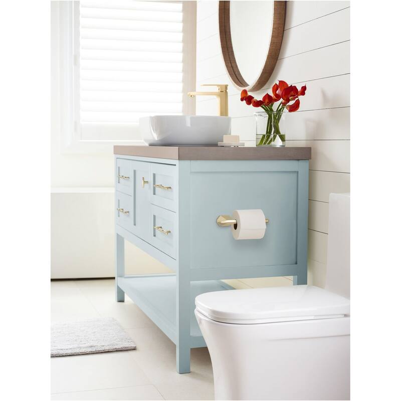 Amerock St. Vincent Wall Mounted Euro Toilet Paper Holder