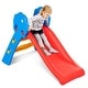 preview thumbnail 1 of 9, Costway Children Kids Junior Folding Climber Play Slide Indoor Outdoor - 52.5'' x 24'' x 28'' Blue/Red - 52.5'' x 24'' x 28'' - Kids