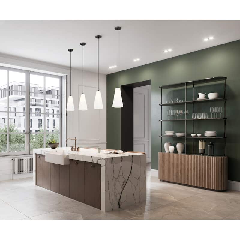 Z-Lite 3043P7 Farrell 8" Wide Suspension Mini Pendant