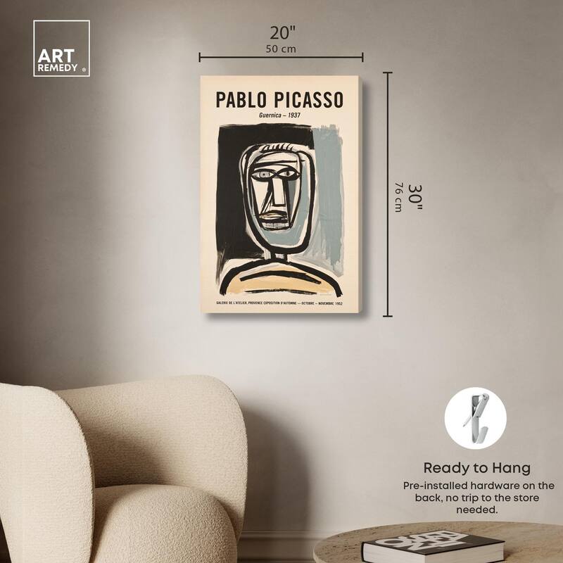 Head of Guernica Canvas by Art Remedy, Gallery Wrapped