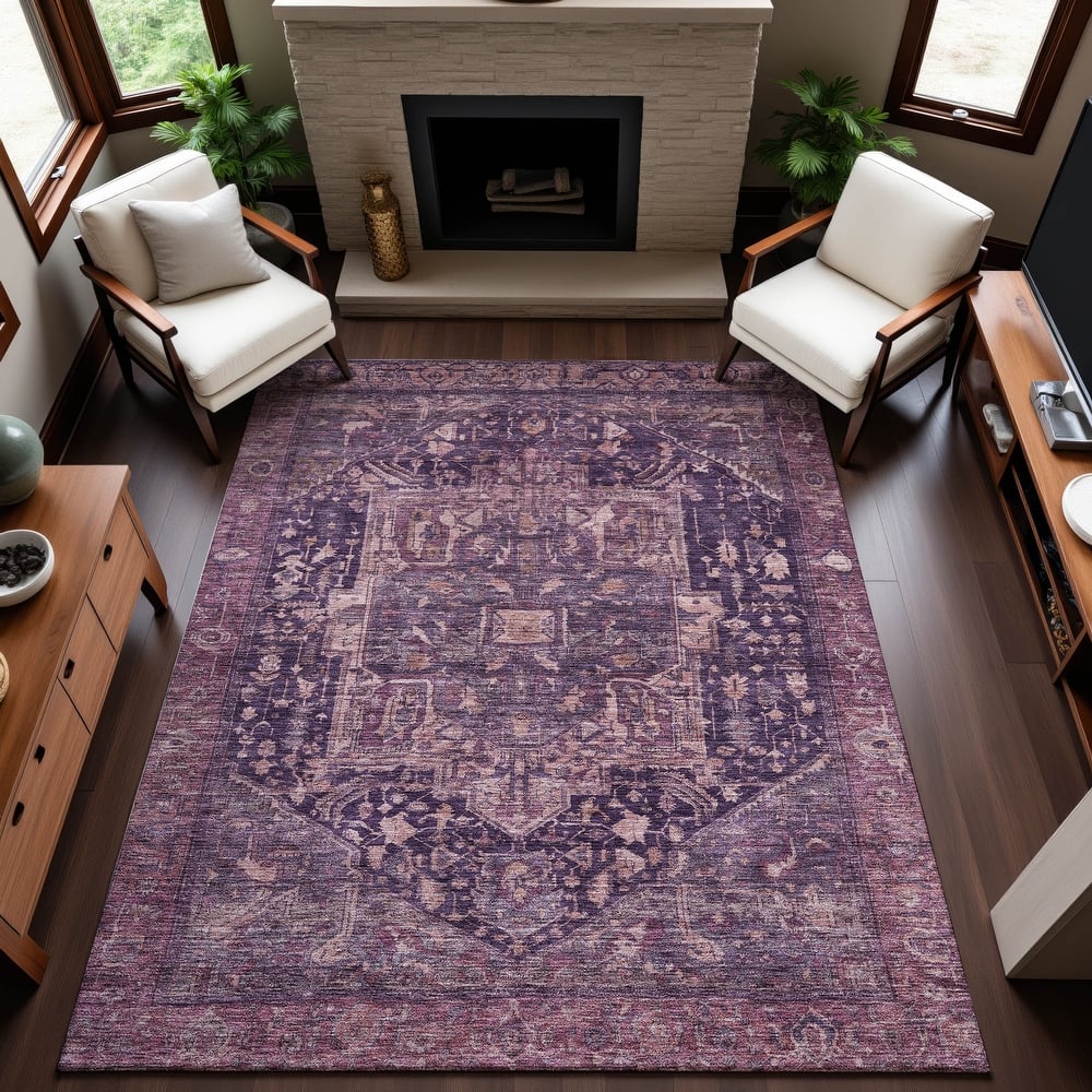 Premium Washable Super Soft Vintage Traditional Mayfield Rug