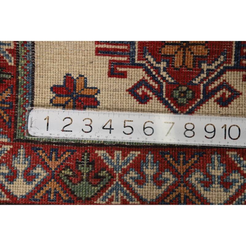 Traditional Kazak Oriental Foyer Rug Handmade Wool Carpet - 2'0"x 3'0"