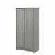 Cabot Espresso Oak Tall Storage Cabinet with Doors