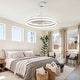 preview thumbnail 64 of 118, 20"/24"/72" Oaks Aura Cotti Low Profile Dimmable Smart Ceiling Fan with Lights 6-Speed Flush Mount Modern Remote