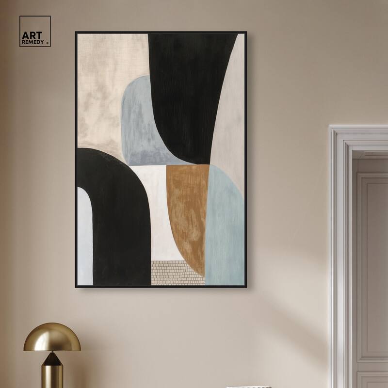 Interlocking Segments I Canvas by Art Remedy
