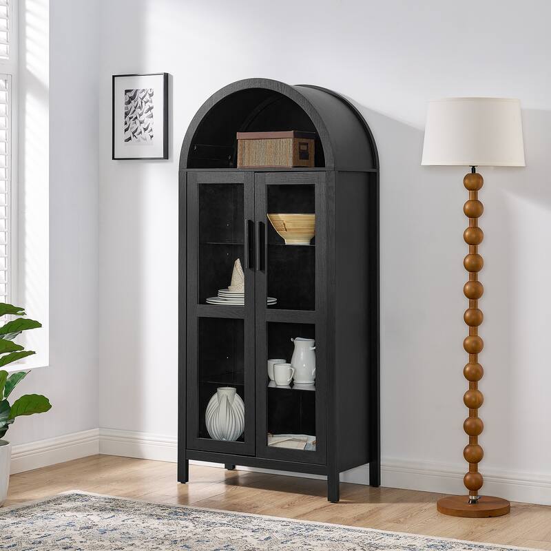 Rossetta Modern Retro-Style High Arched Multi-Functional Cabinet