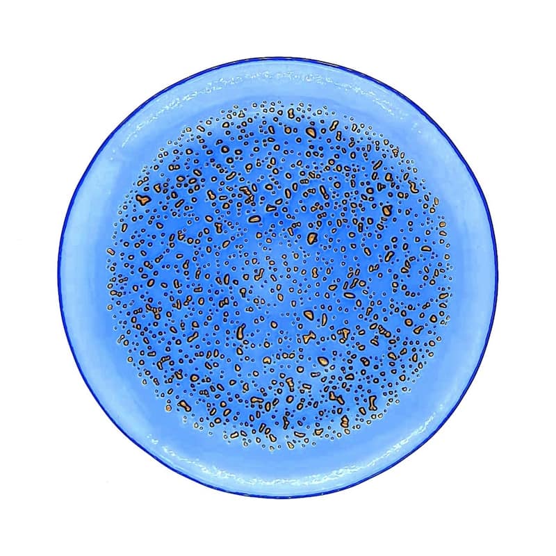 ISLA Canape Plates Set of 4 - 7" - Indigo/Bronze